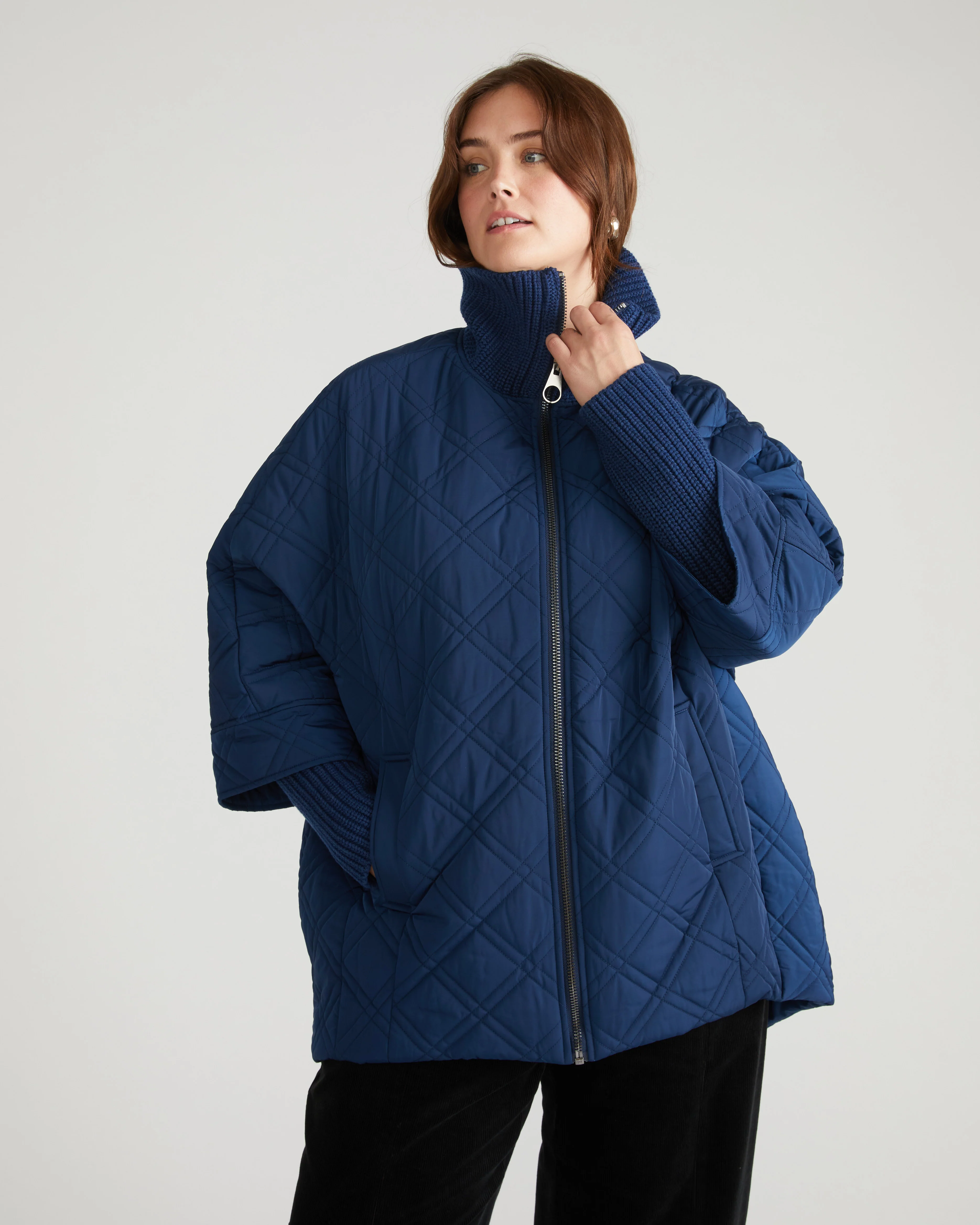 Arcadia Puffer Coat - Pageant Blue - Image 8