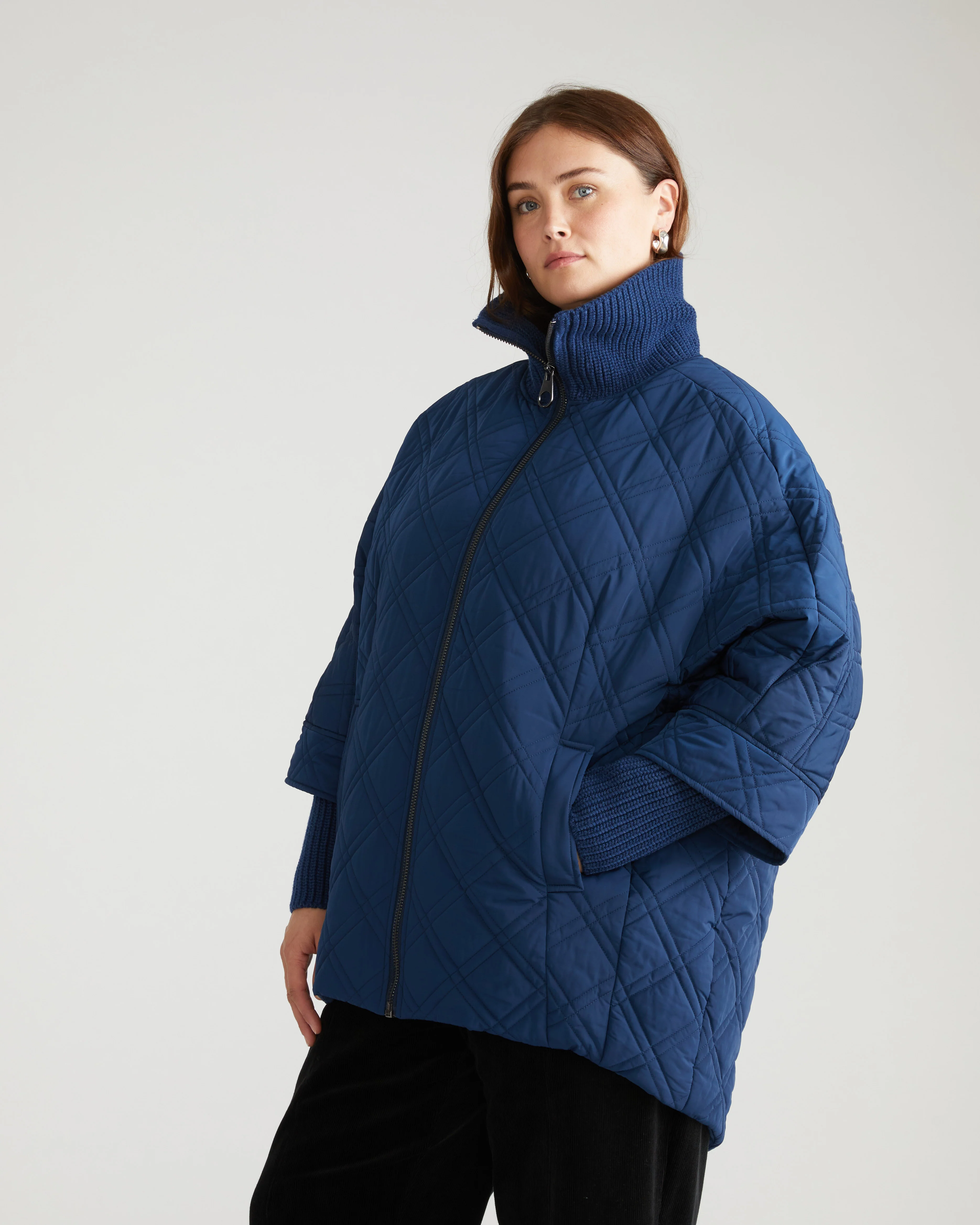Arcadia Puffer Coat - Pageant Blue - Image 9