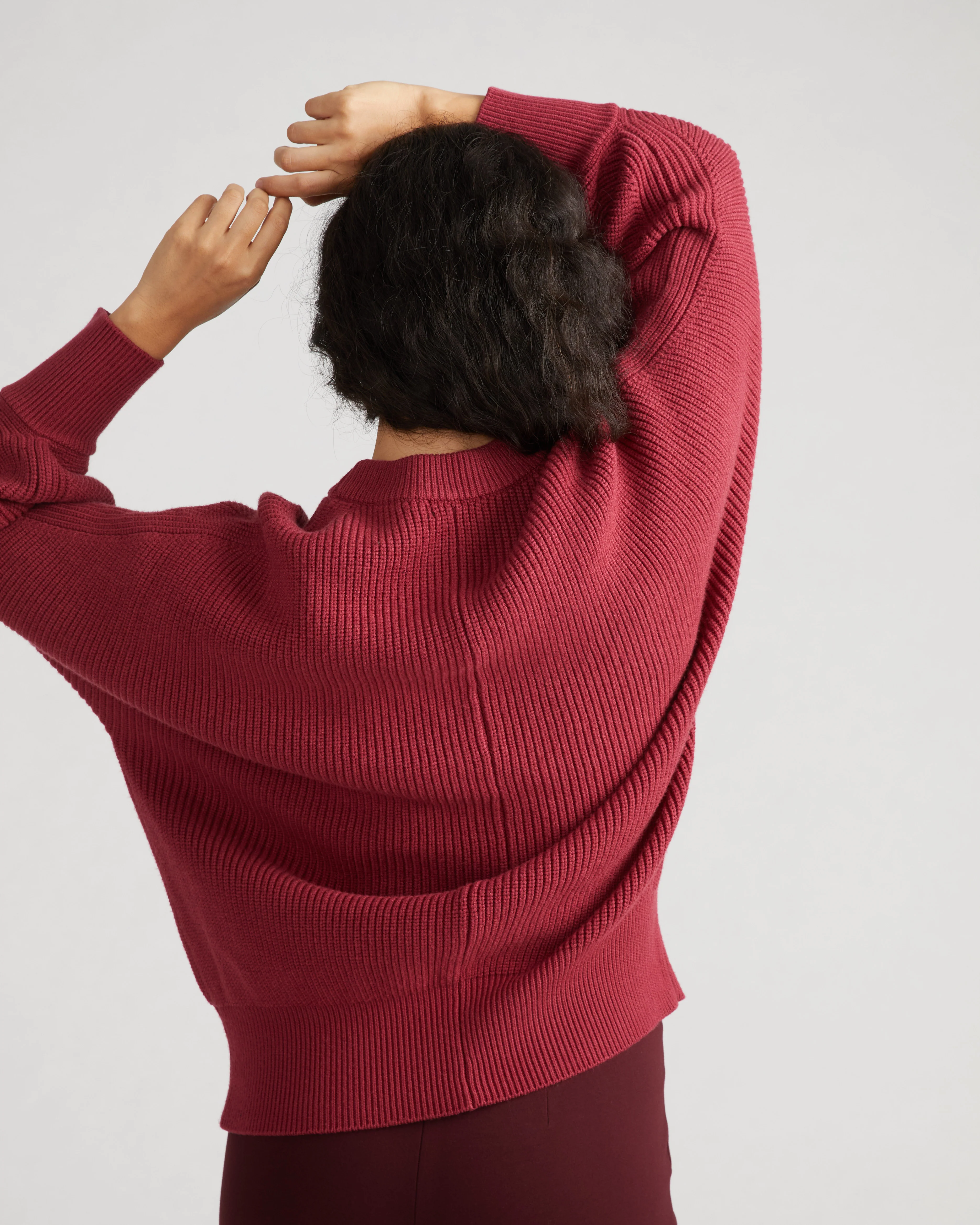 Better-Than-Wool Dolman Sweater - New York Red - Image 4