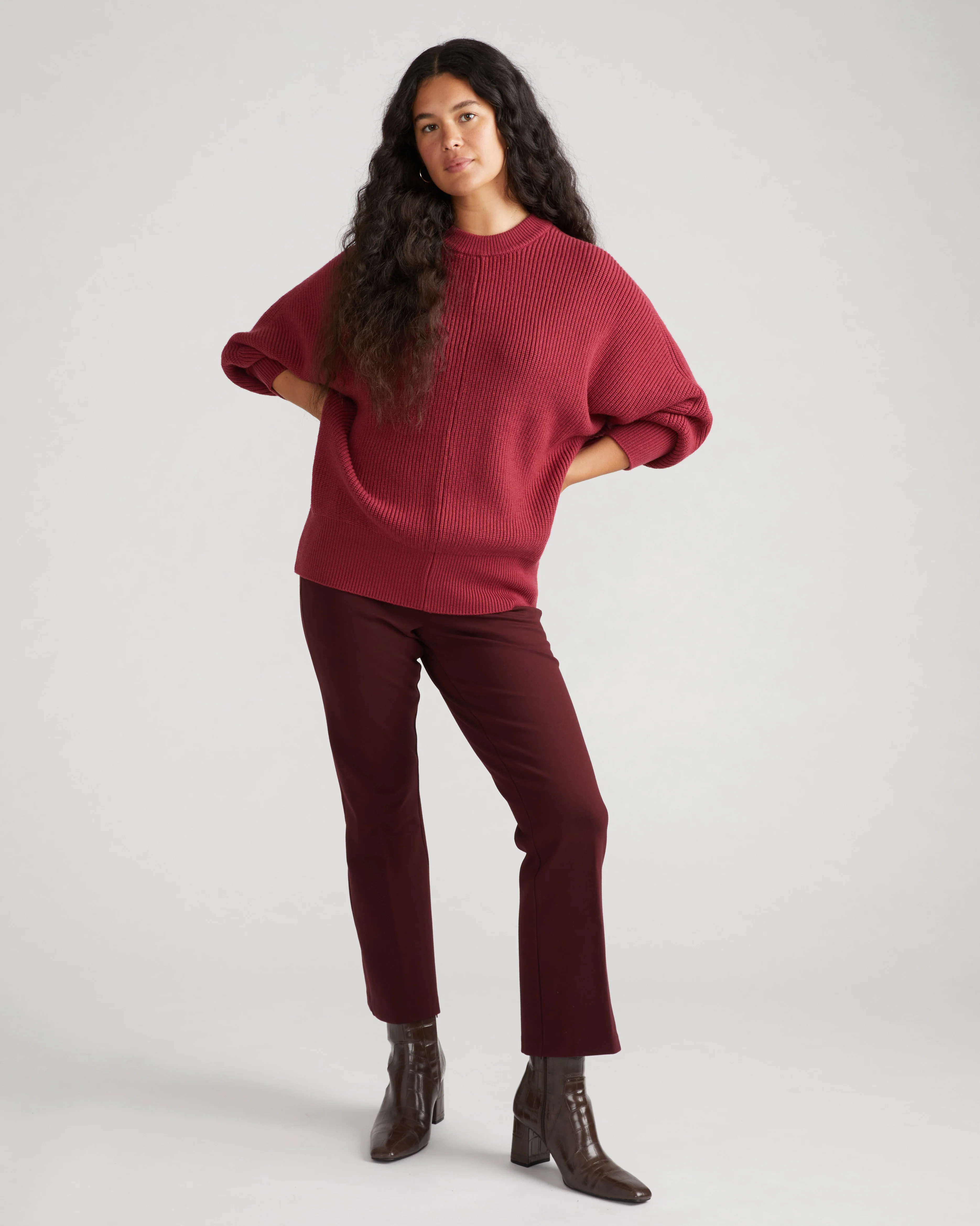 Better-Than-Wool Dolman Sweater - New York Red - Image 5