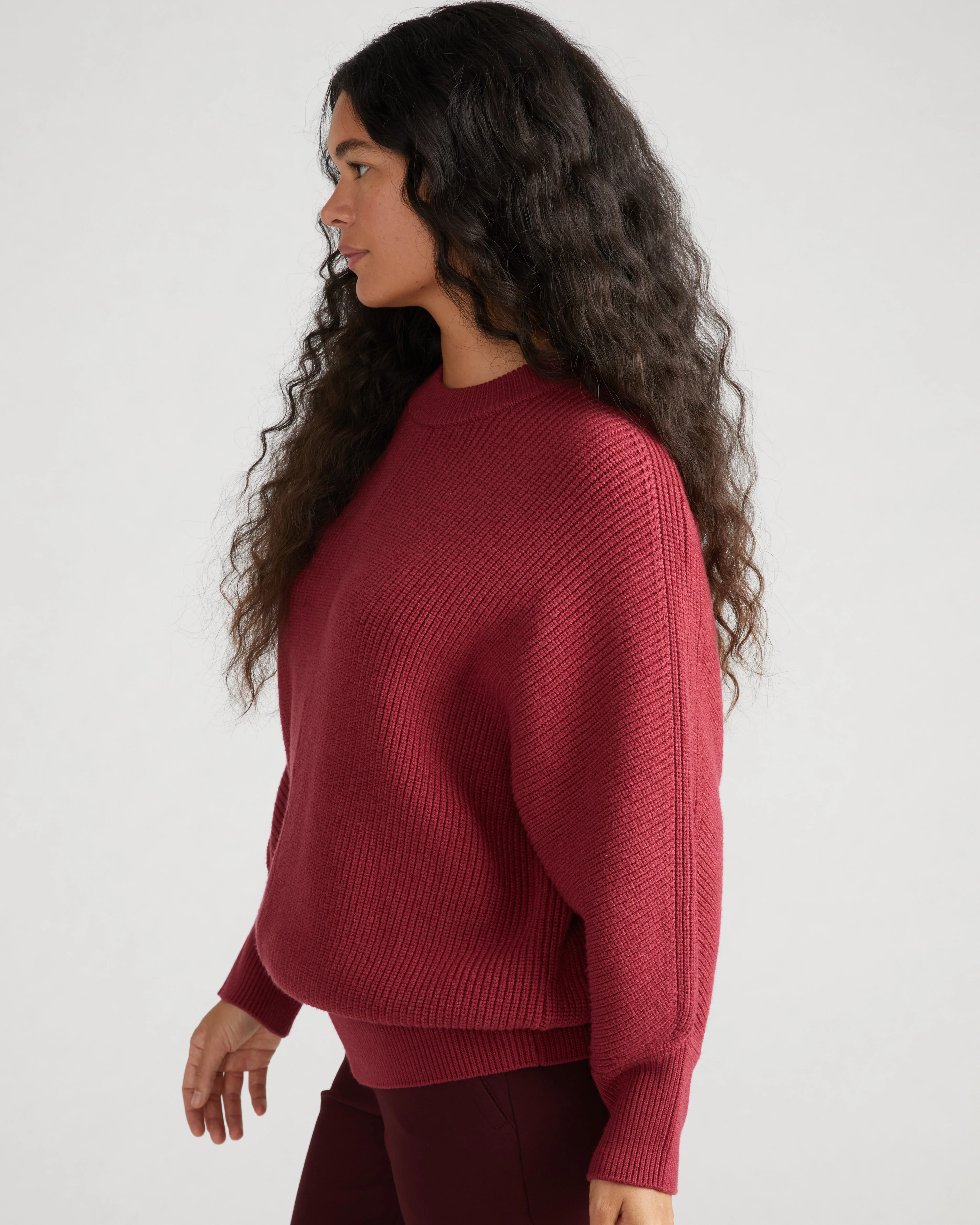 Better-Than-Wool Dolman Sweater - New York Red - Image 6