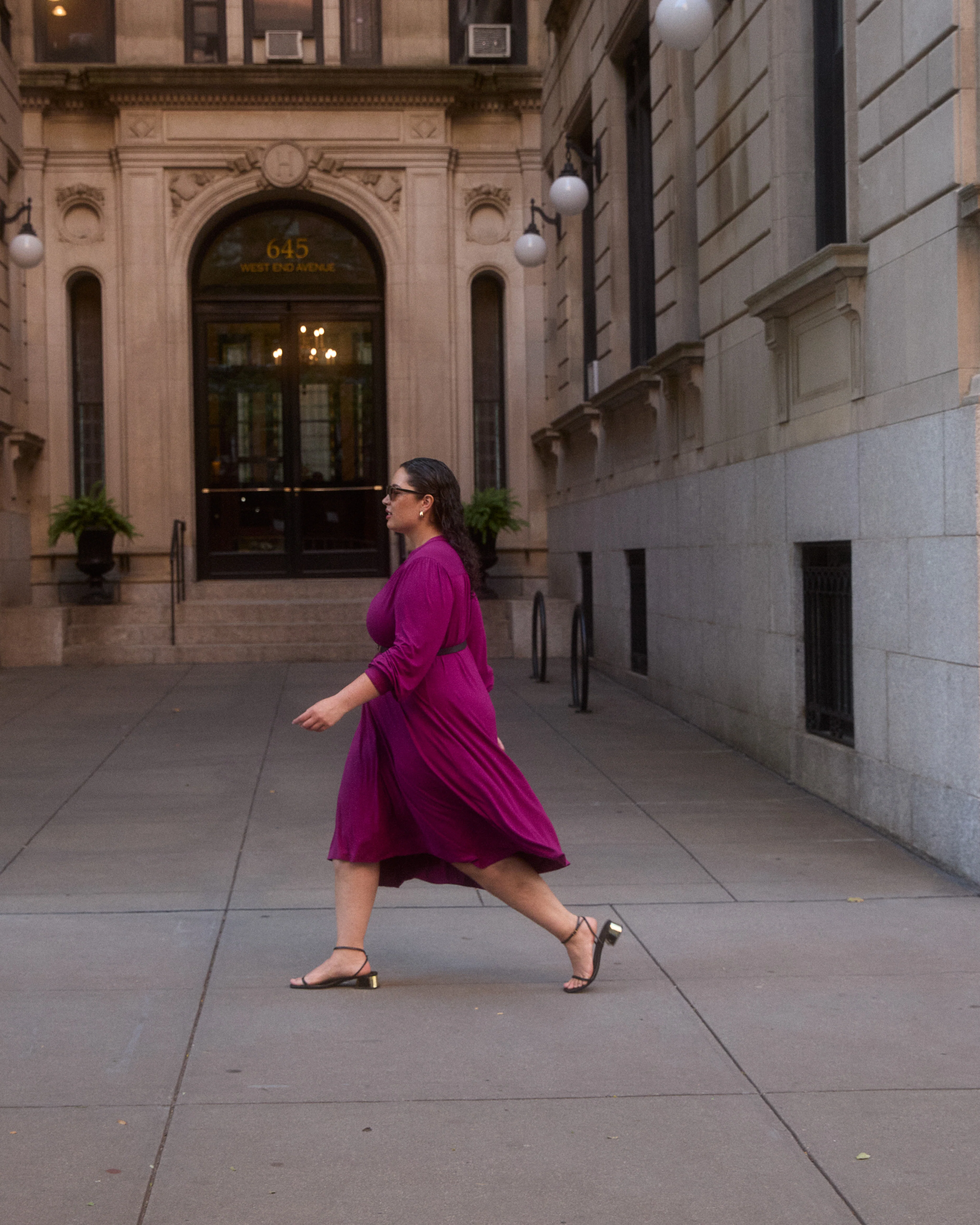 Gramercy Liquid Jersey Dress - Rothko Purple - Image 2