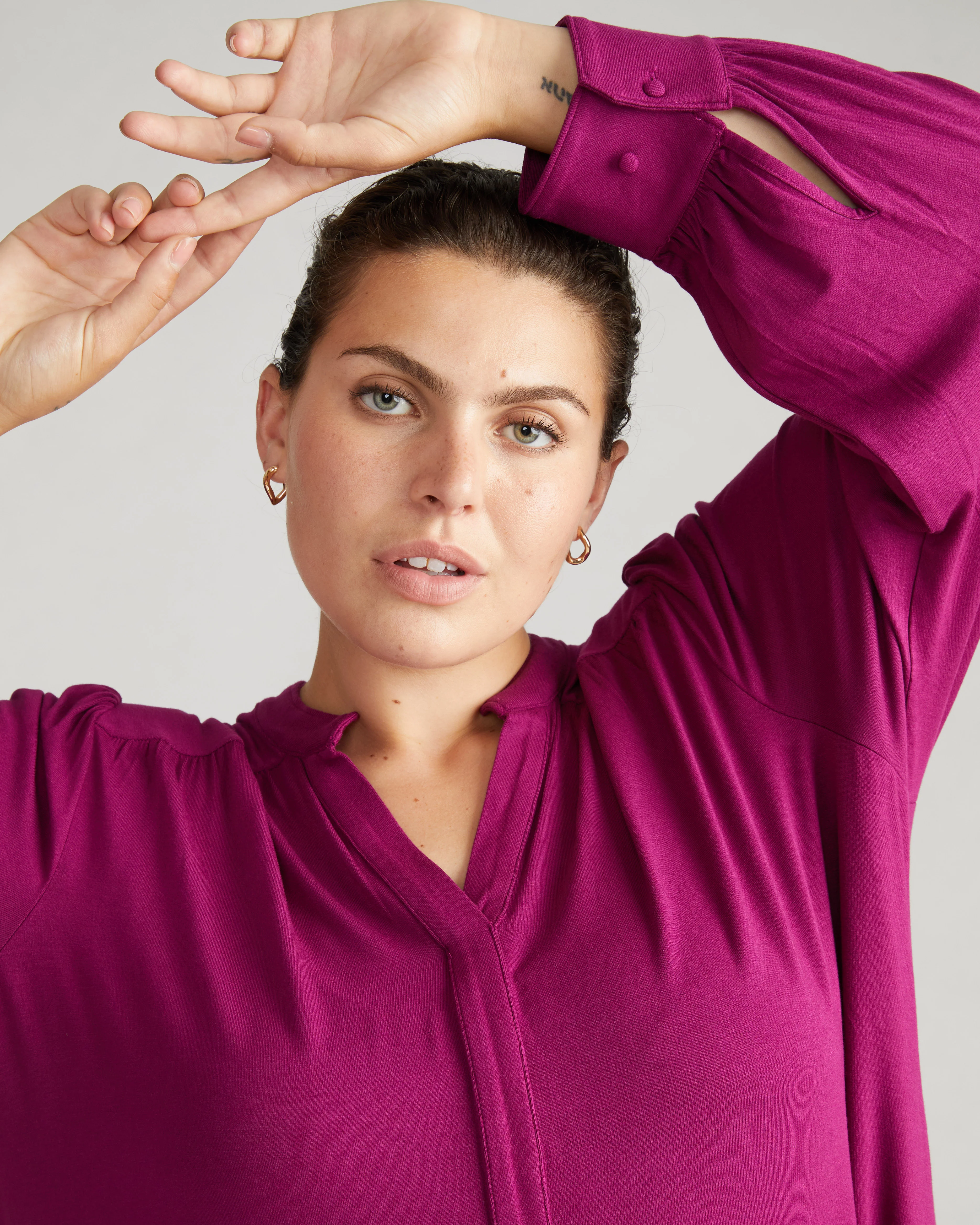 Gramercy Liquid Jersey Dress - Rothko Purple - Image 5