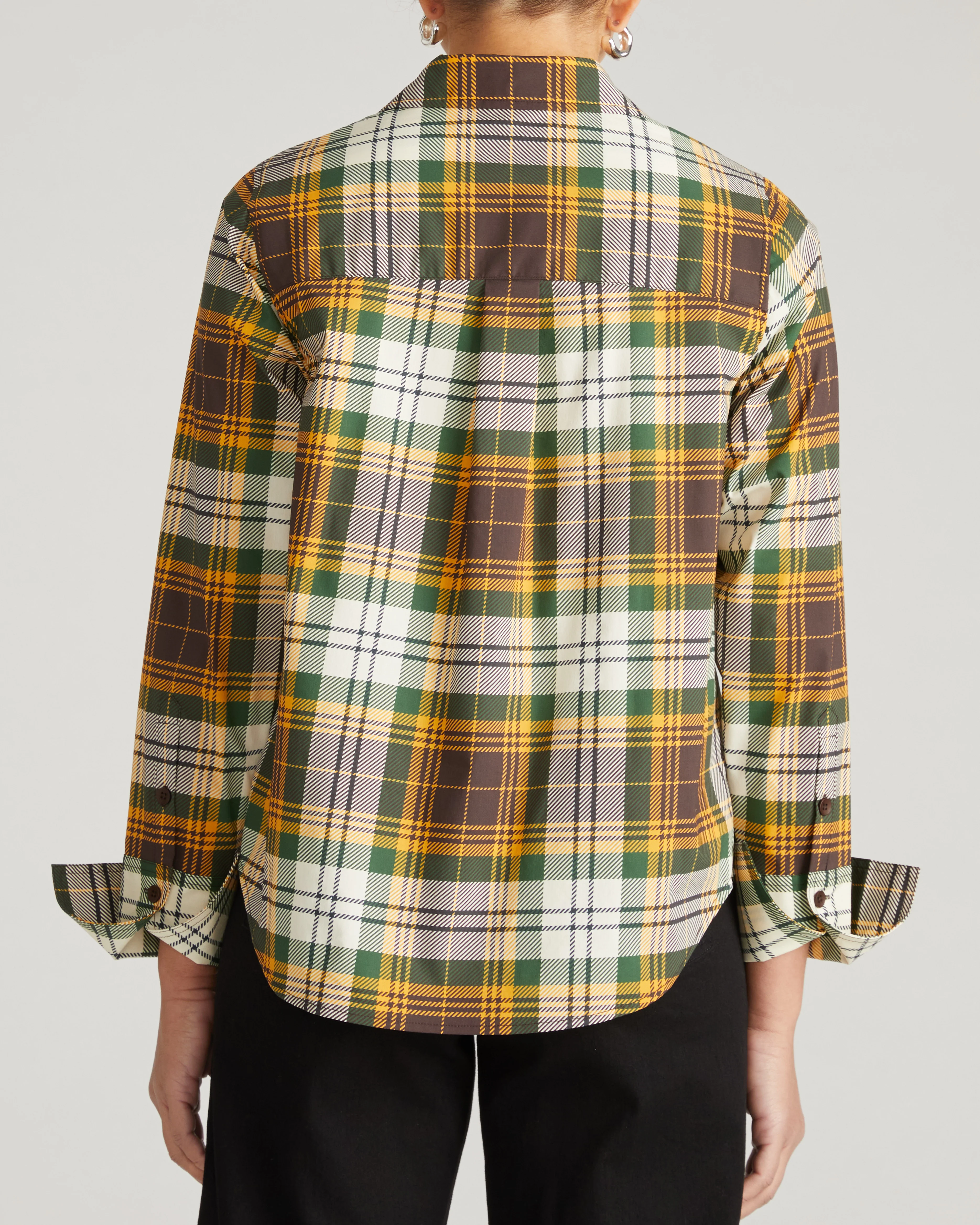 Henning x US Madison Shirt - Brown Plaid - Image 4