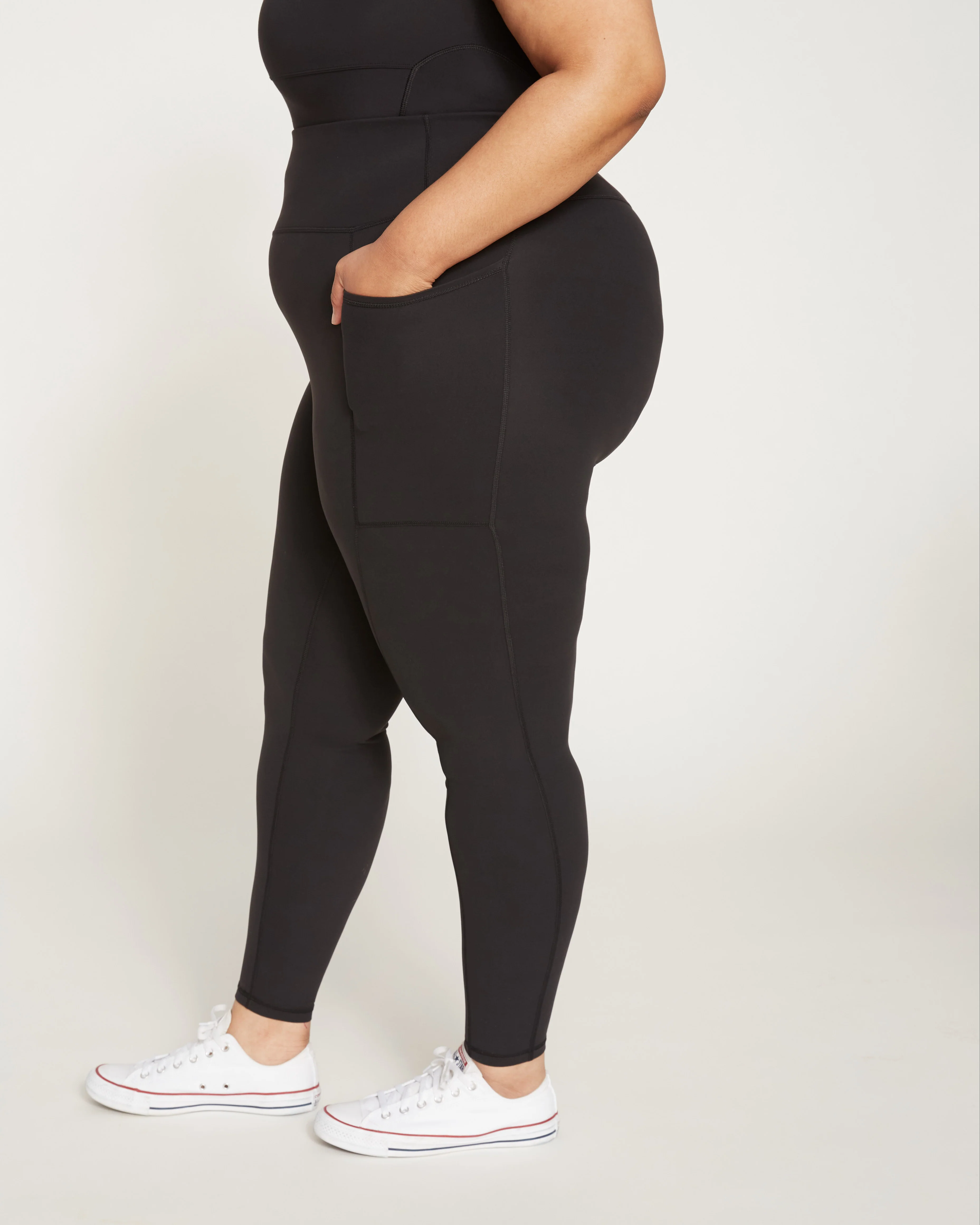 Next-to-Naked Pocket Legging - Black - Image 4