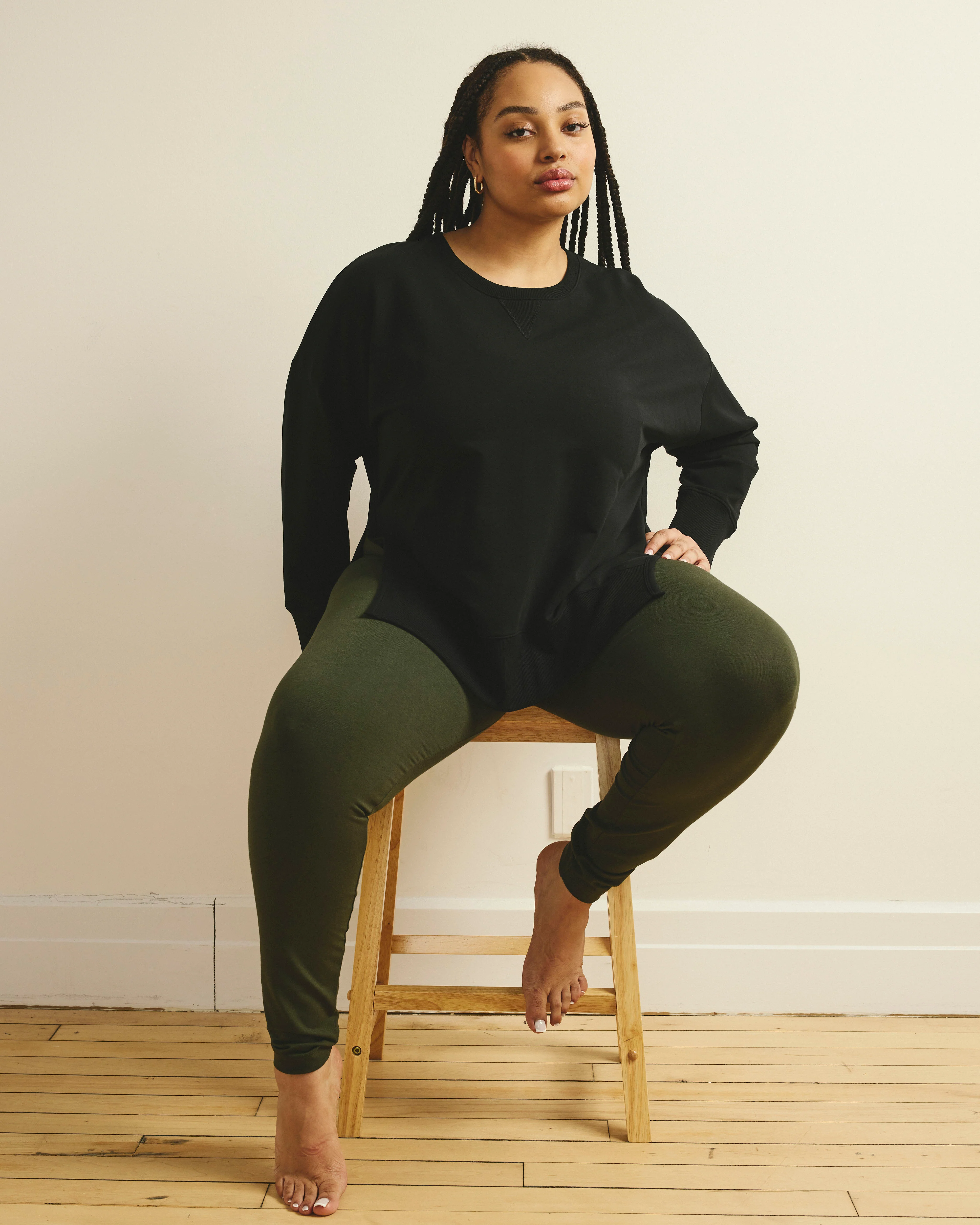 Roya Leggings 27 Inch - Nori