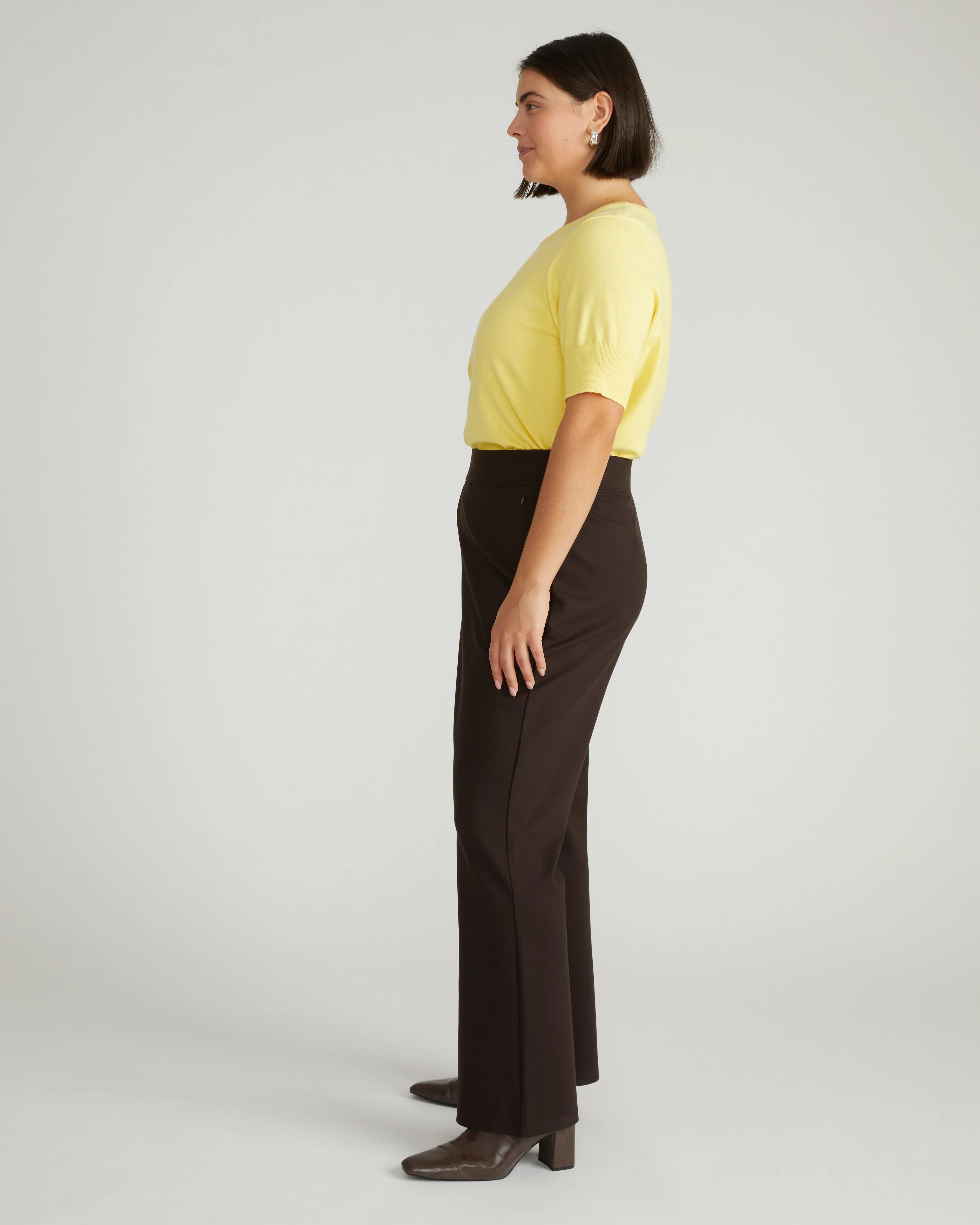 Savvy Fine Knit Sweater Top - Banana Pudding - Image 2