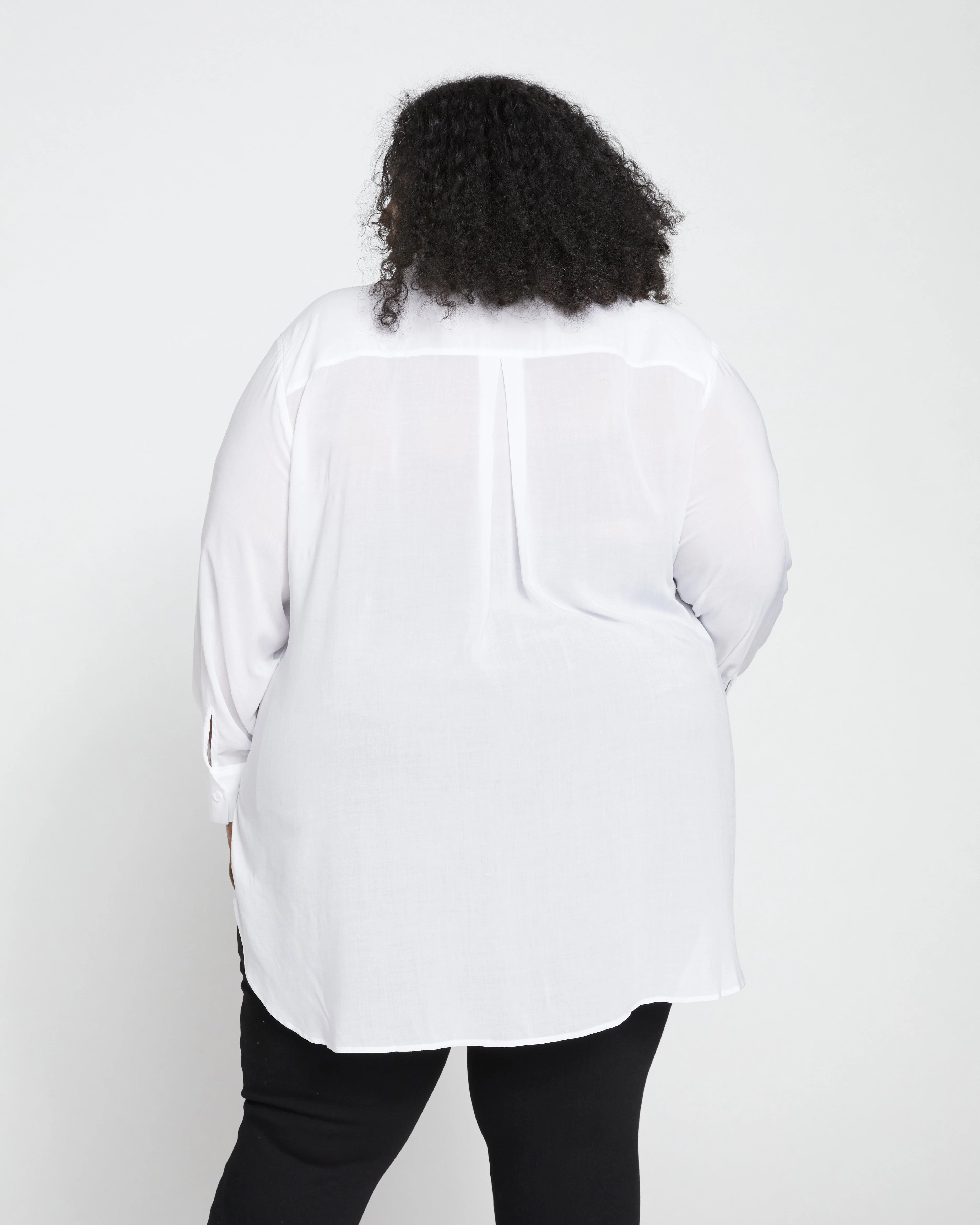 Toni Hi Low Tunic - White - Image 3
