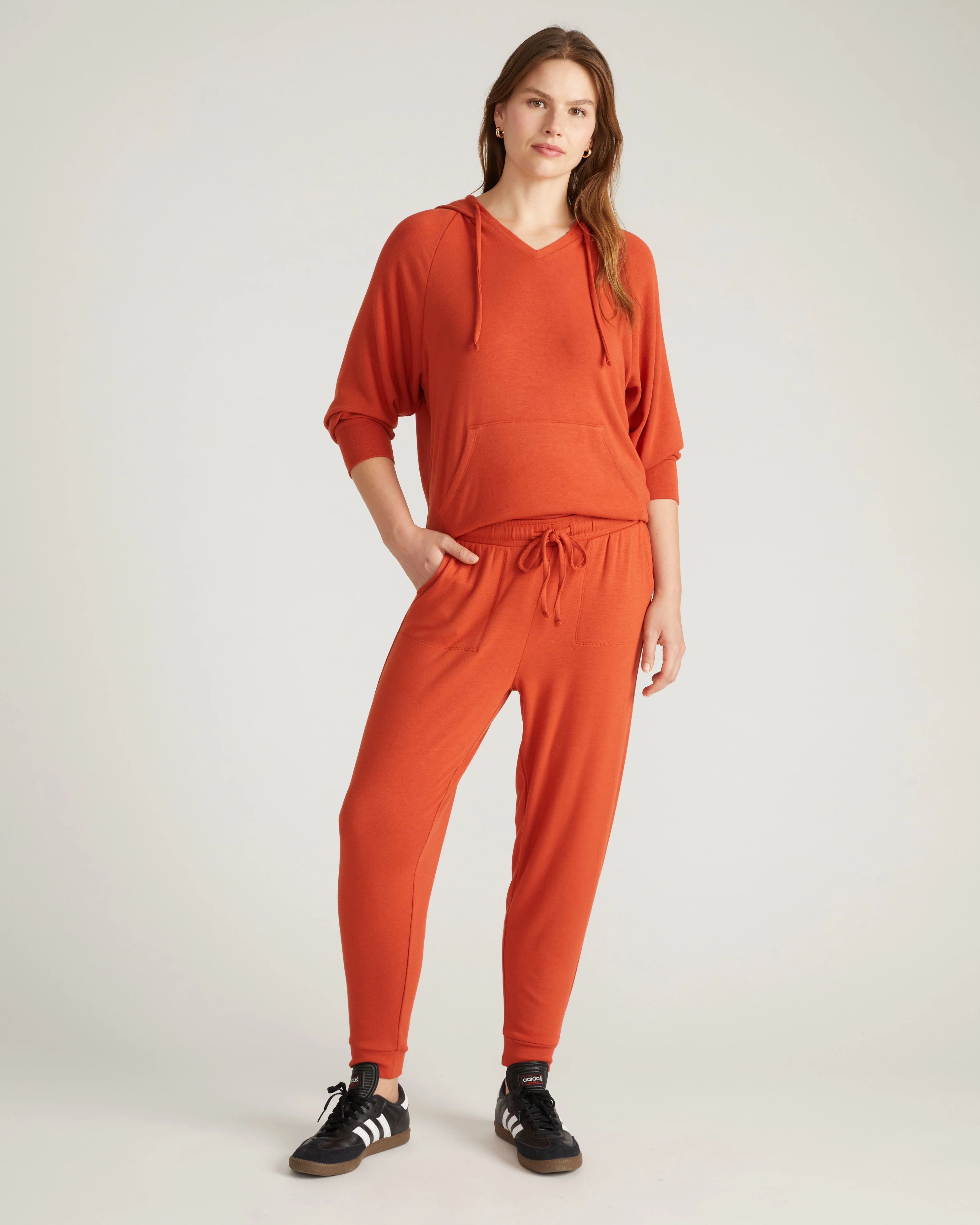 TravelKnit Signature Jogger Pants - Warm Russet