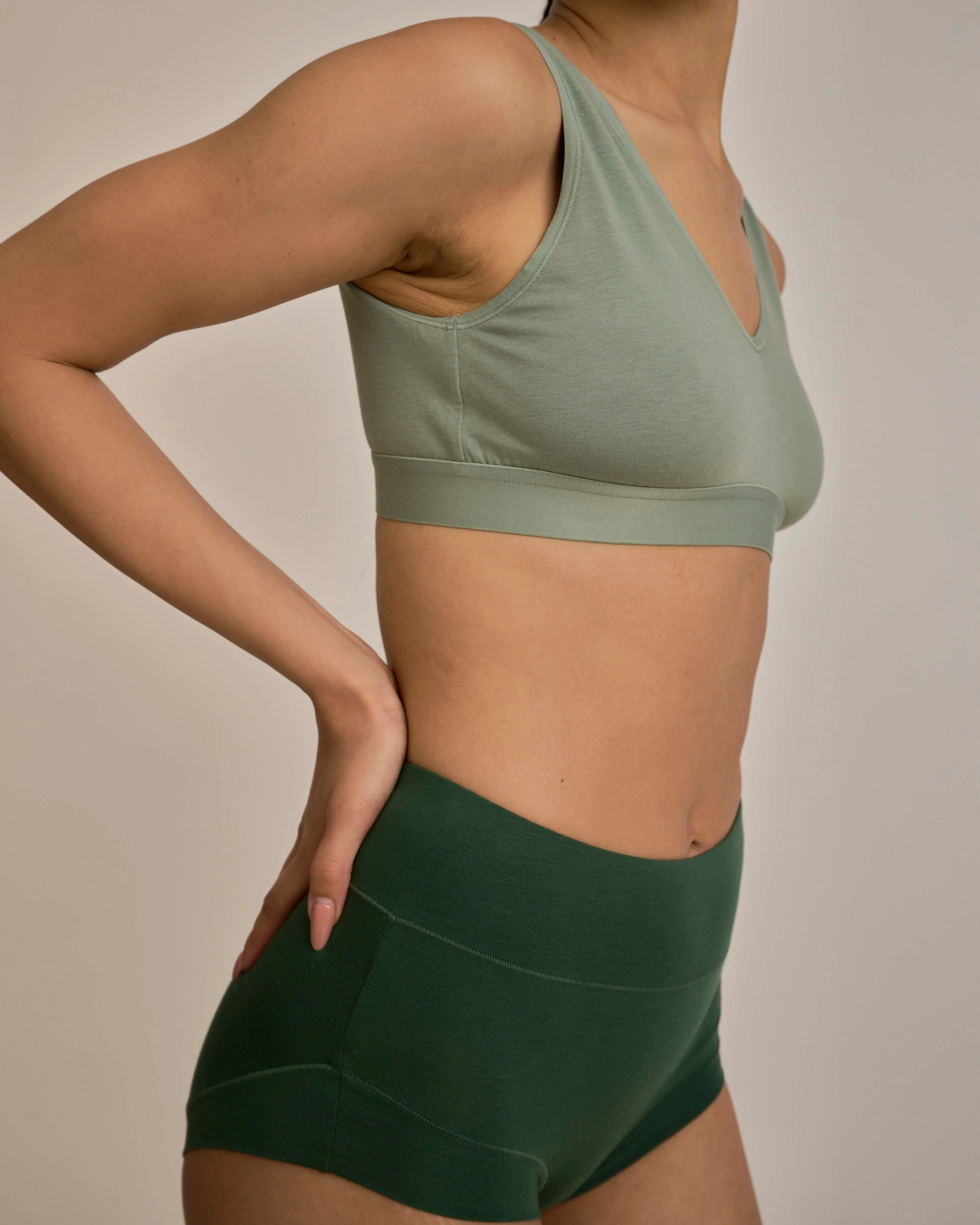 UltimateS Super Full Coverage High Rise Brief - Forest Green - Image 4